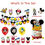 Thumbnail: Mickey Mouse Birthday Banner Balloon Cake Topper Decoration Set