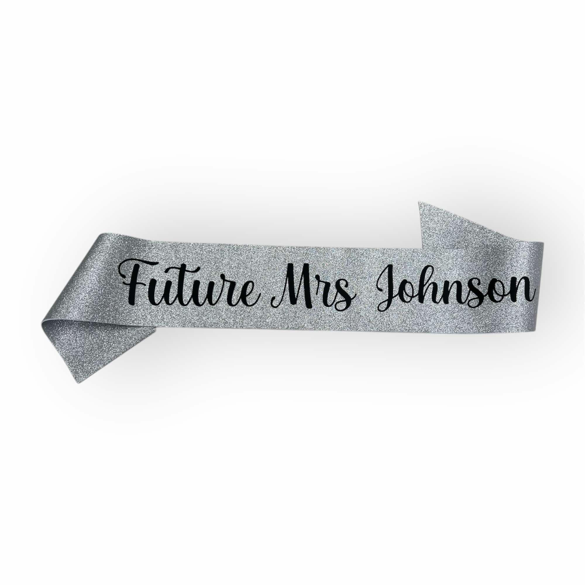 Customization Sash for Hens Party Bride to Be Future Mrs Mommy to Be Birthday