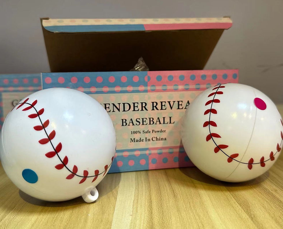Thumbnail: Gender Reveal Baseball Ball with One Colour Powder Included