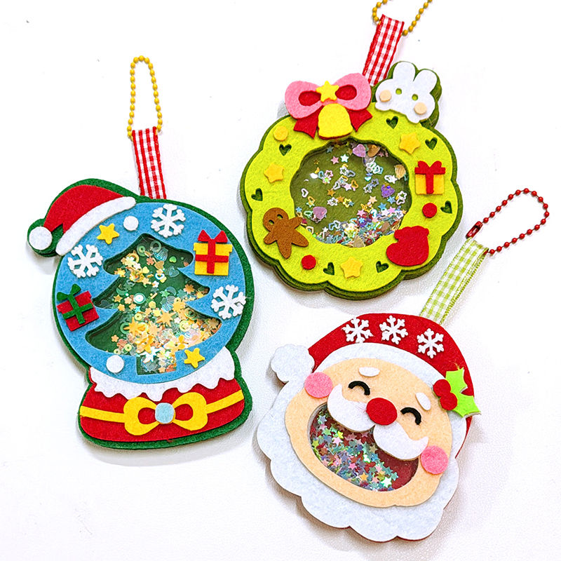 DIY Felt Christmas Ornaments Craft Kit Kids Holiday Activity Christmas Gift