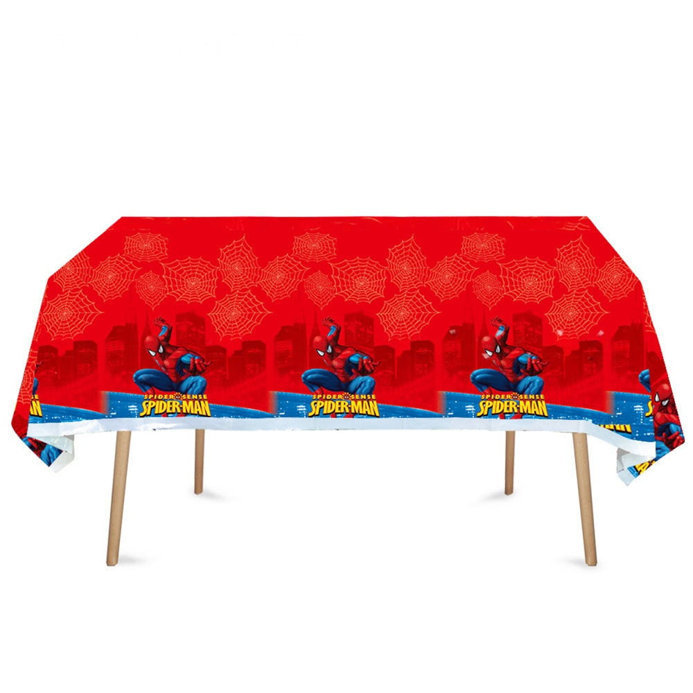 Marvel Spider-Man Birthday Party Tablecloth Superhero Kids Party Decoration