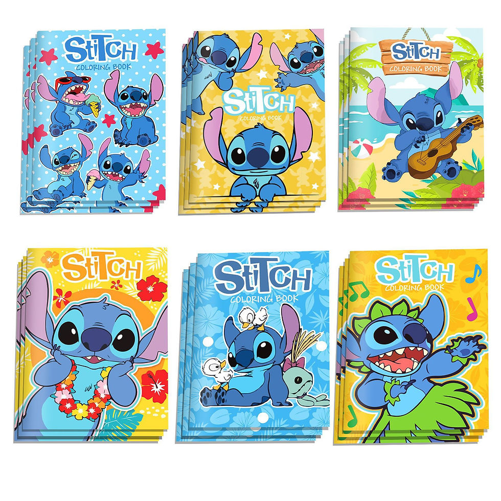 Stitch Party Favor Coloring Book Creative Painting Activity