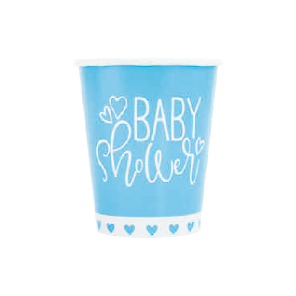 Thumbnail: BLUE Baby Shower Cutlery Tableware Tablecloth Gender Reveal Party Decoration
