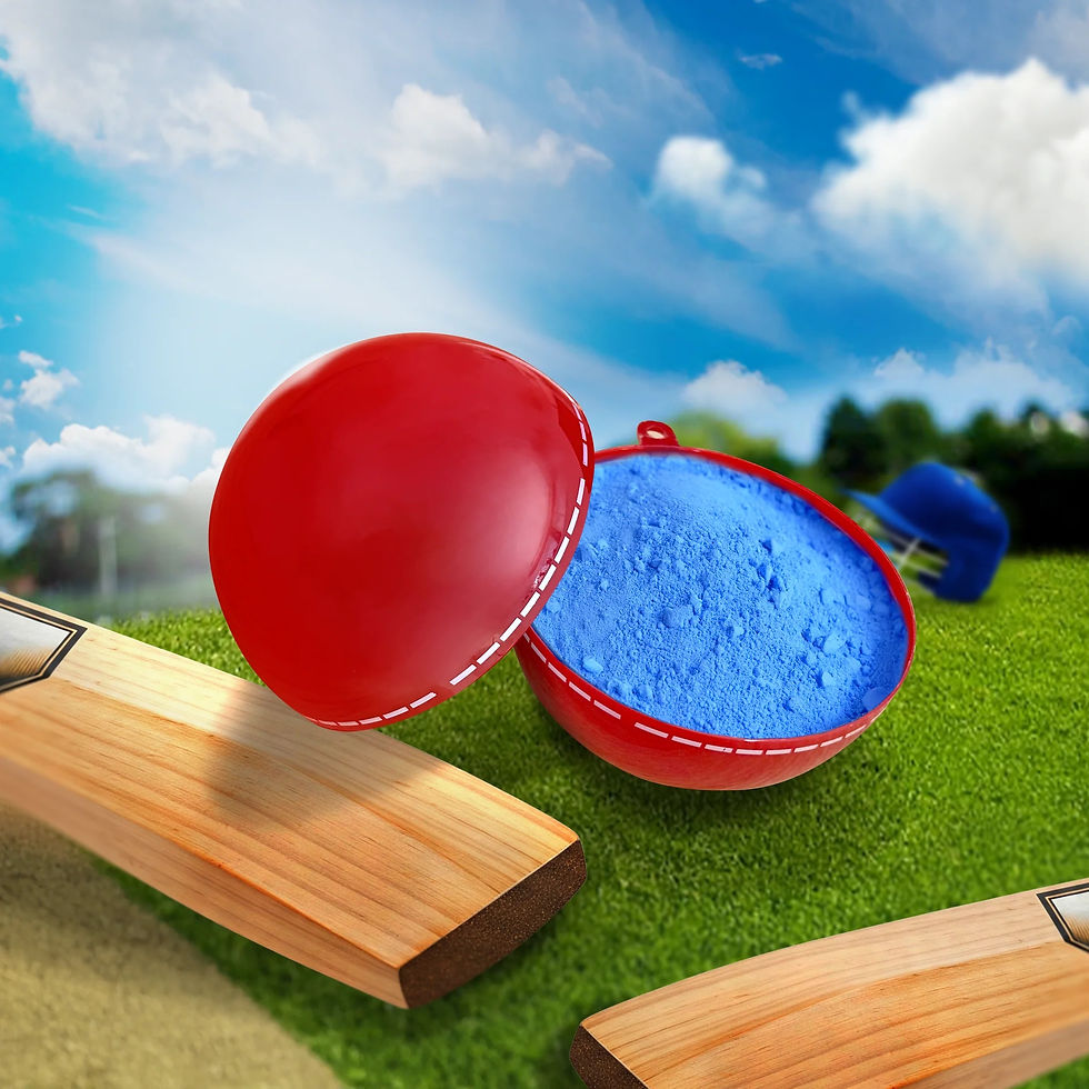 Thumbnail: Gender Reveal Cricket Ball with One Colour Powder Included