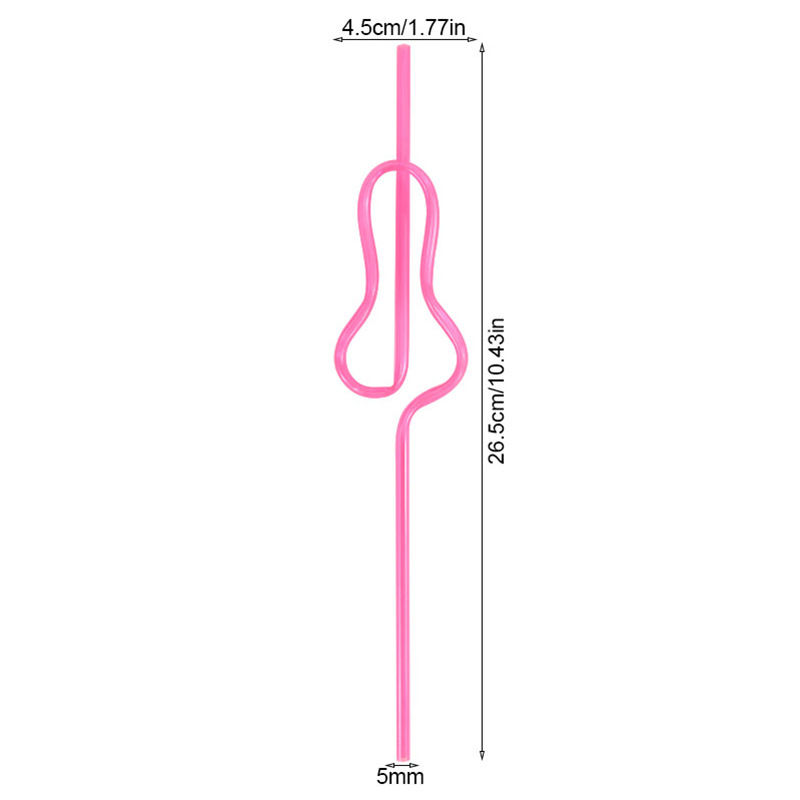 Thumbnail: Creative Disposable Straw Bachelorette Hens Bridal Shower Party