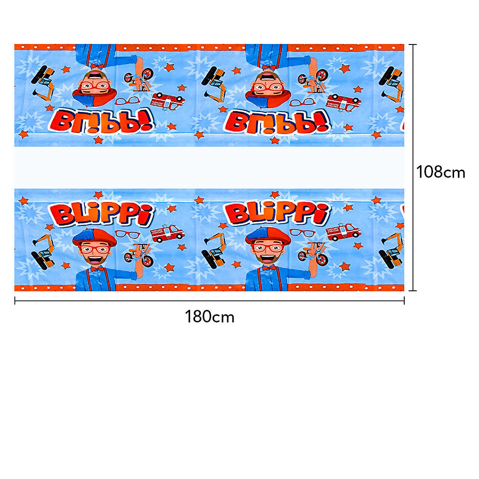 Thumbnail: Blippi Teacher Birthday School Party Tableware Decoration