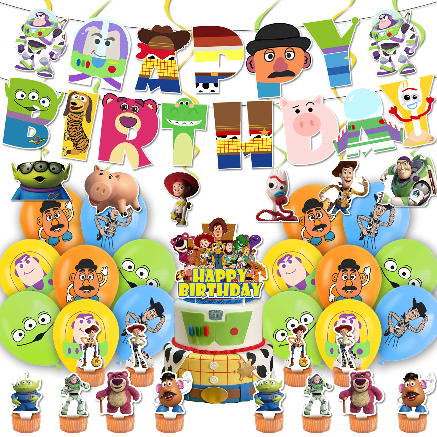 Toy Story Birthday Balloon Party Decoration
