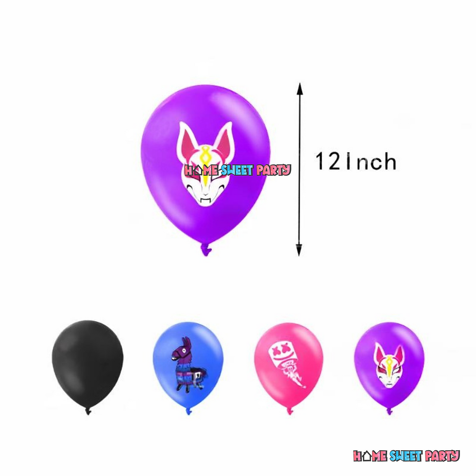Thumbnail: New Fortnite Game Birthday Balloon Cake Topper Party Decoration