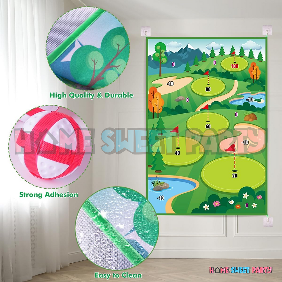 Thumbnail: Chipping Golf Game Training Mat Indoor Outdoor Backyard Games for Adults Family