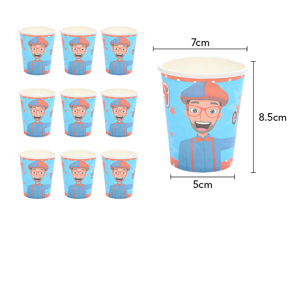Thumbnail: Blippi Teacher Birthday School Party Tableware Decoration