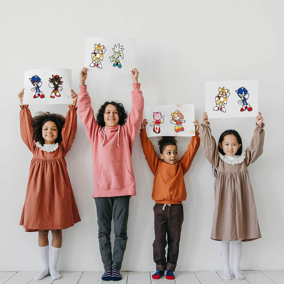 Thumbnail: 6pcs Sonic Make a Face Sticker Creative Party Activity Loot Bag Return Gift