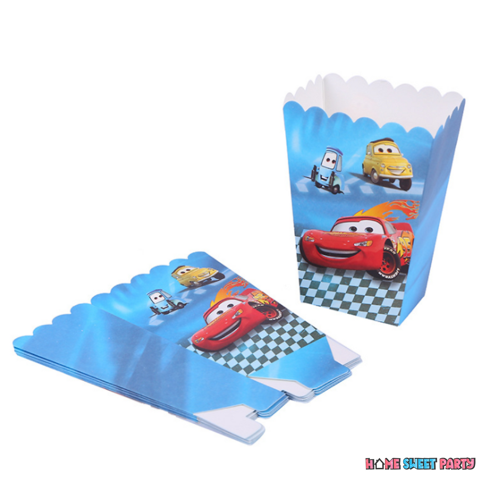 Thumbnail: 136pcs Hot Wheels Lighting MC Queen Birthday Tableware Set - 16 Essential Items