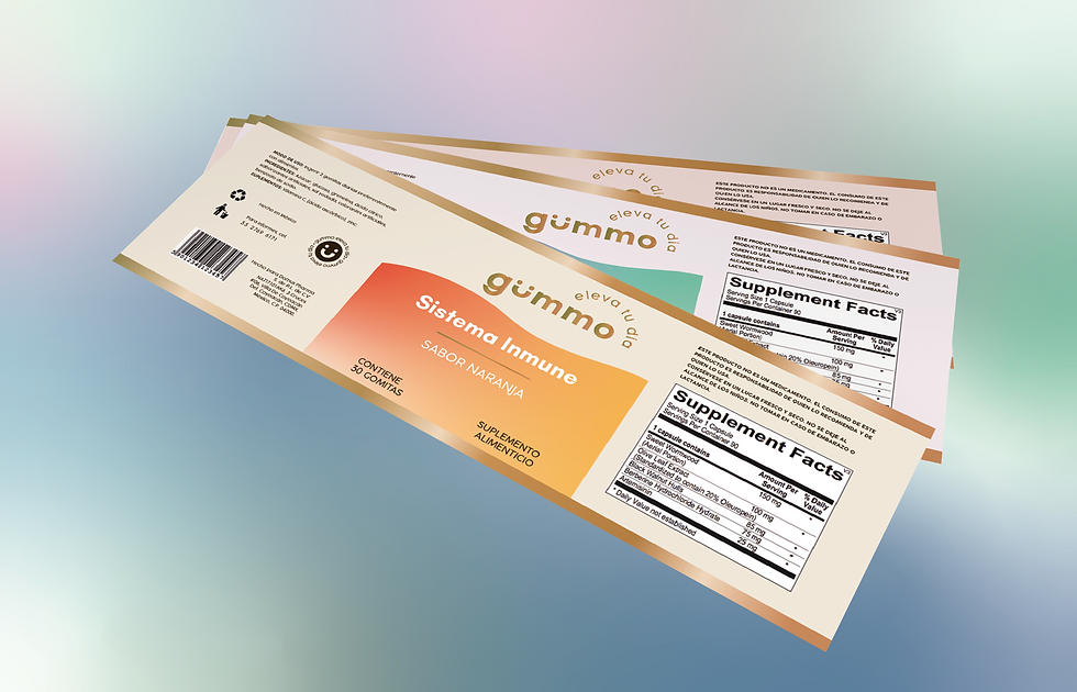Branded label design