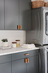 laundry room custom cabinets