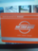 cartão recarregável Metro Bus