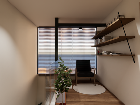 穏やかなひとときを楽しむ小さな読書コーナー