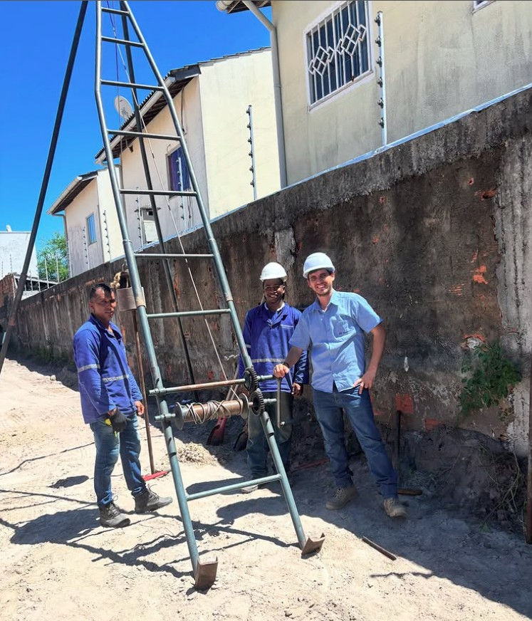 Serviço de sondagem a Percussão SPT e trado em Salvador e Lauro de Freitas