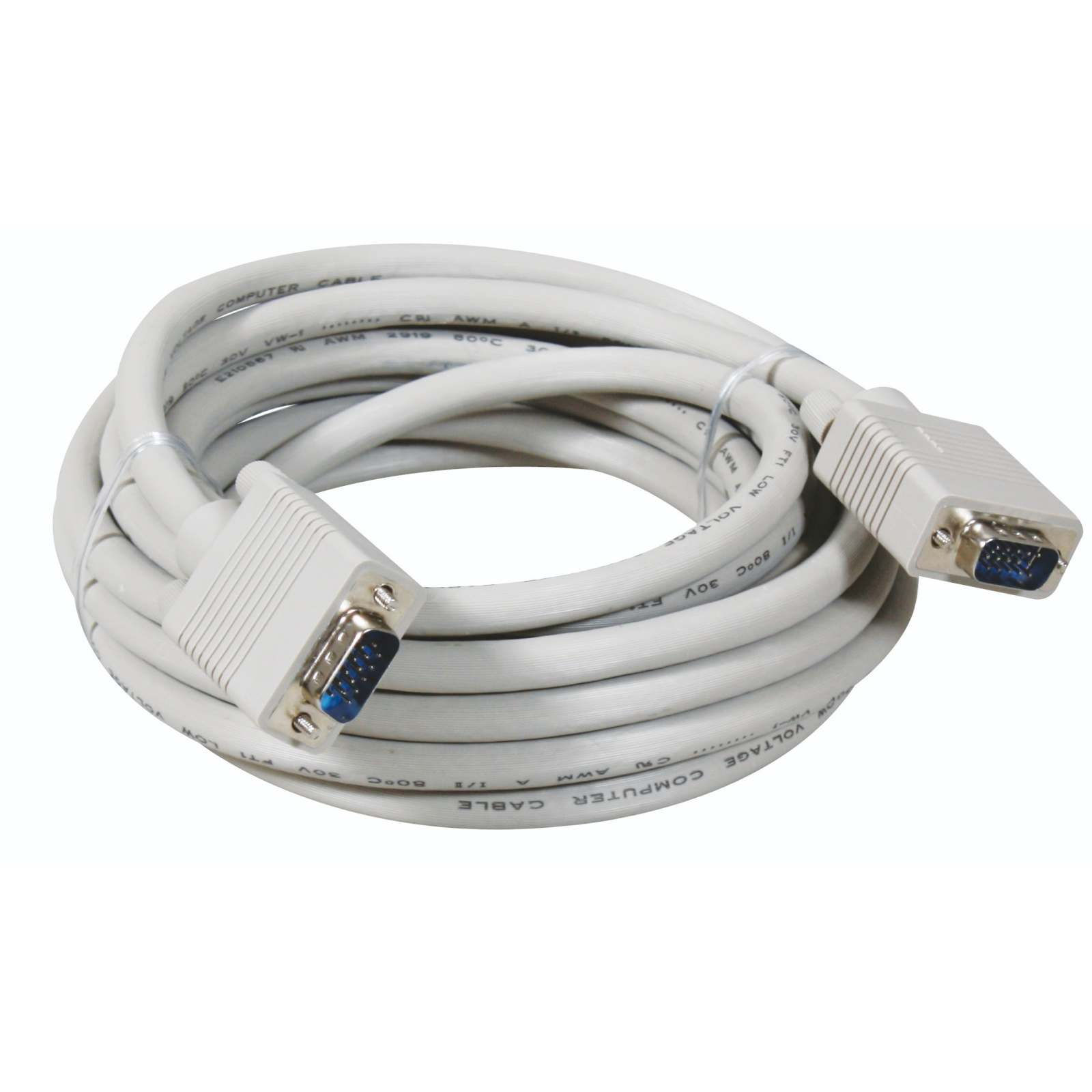 Vga Cable Male To Male OD 8MM 5m