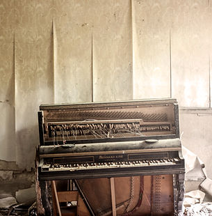 piano manoir abandonné achat vente tirage d'art 
