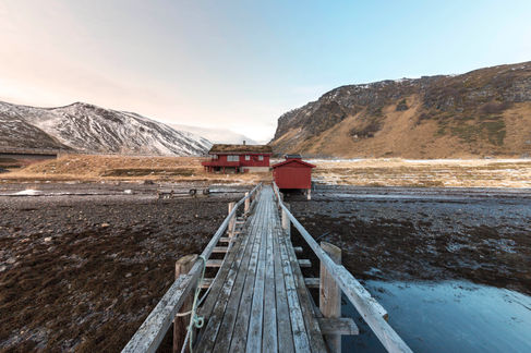 Norvège rouge ponton