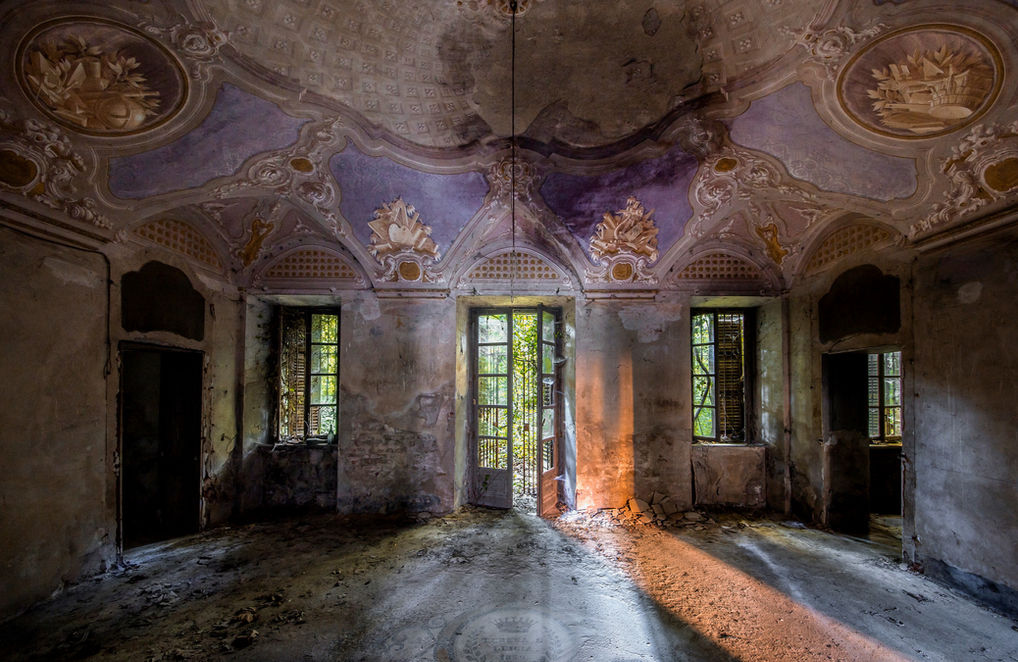 villa abandon vente achat photographie tirage d'art urbex exploration architecture ruines