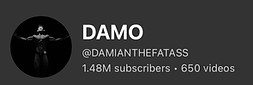 Damo's Youtube Info