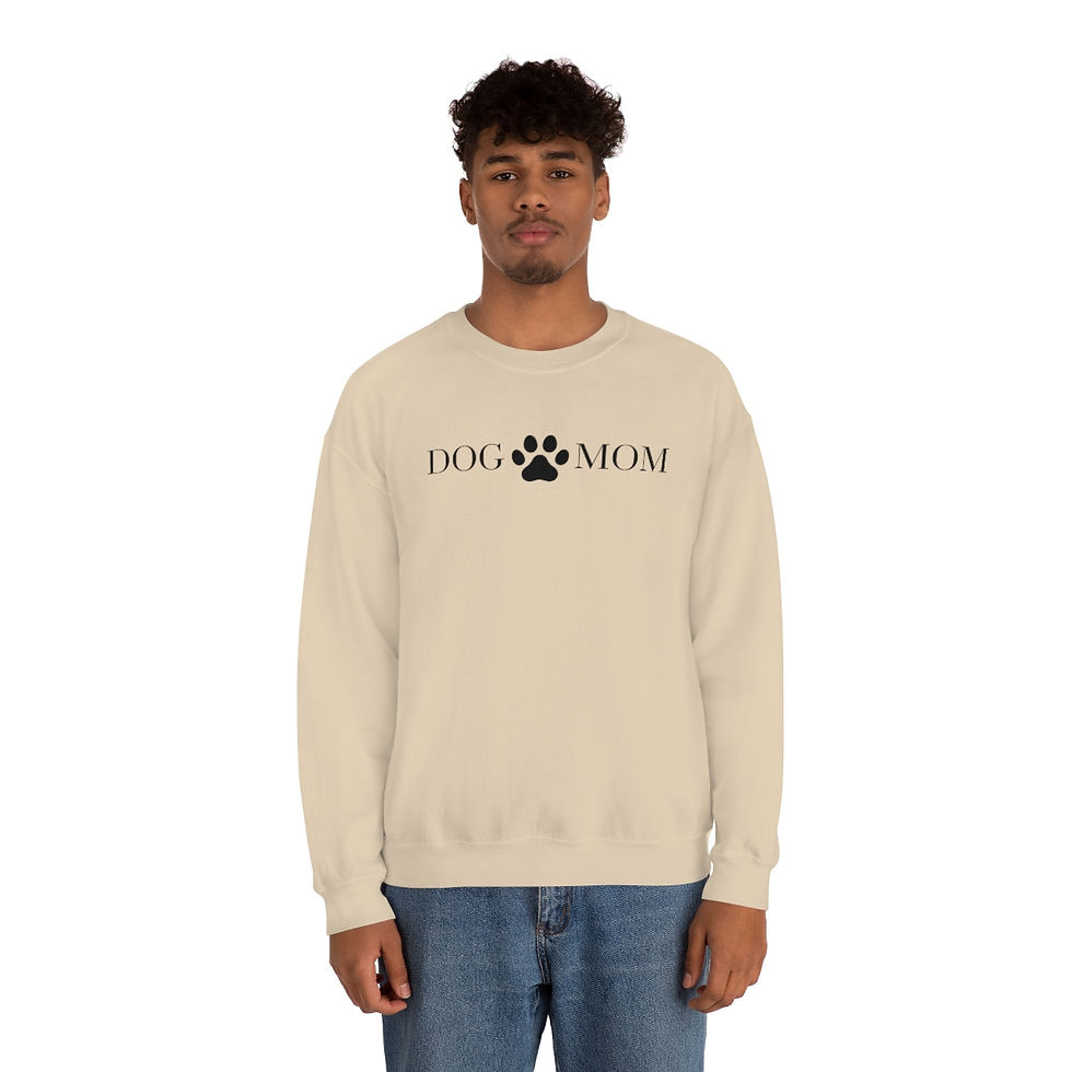 Thumbnail: Dog Mom Unisex Heavy Blend™ Crewneck Sweatshirt