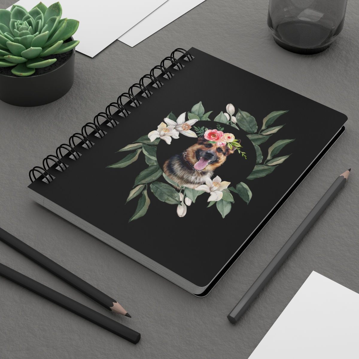 Floral Shepherd Spiral Bound Journal