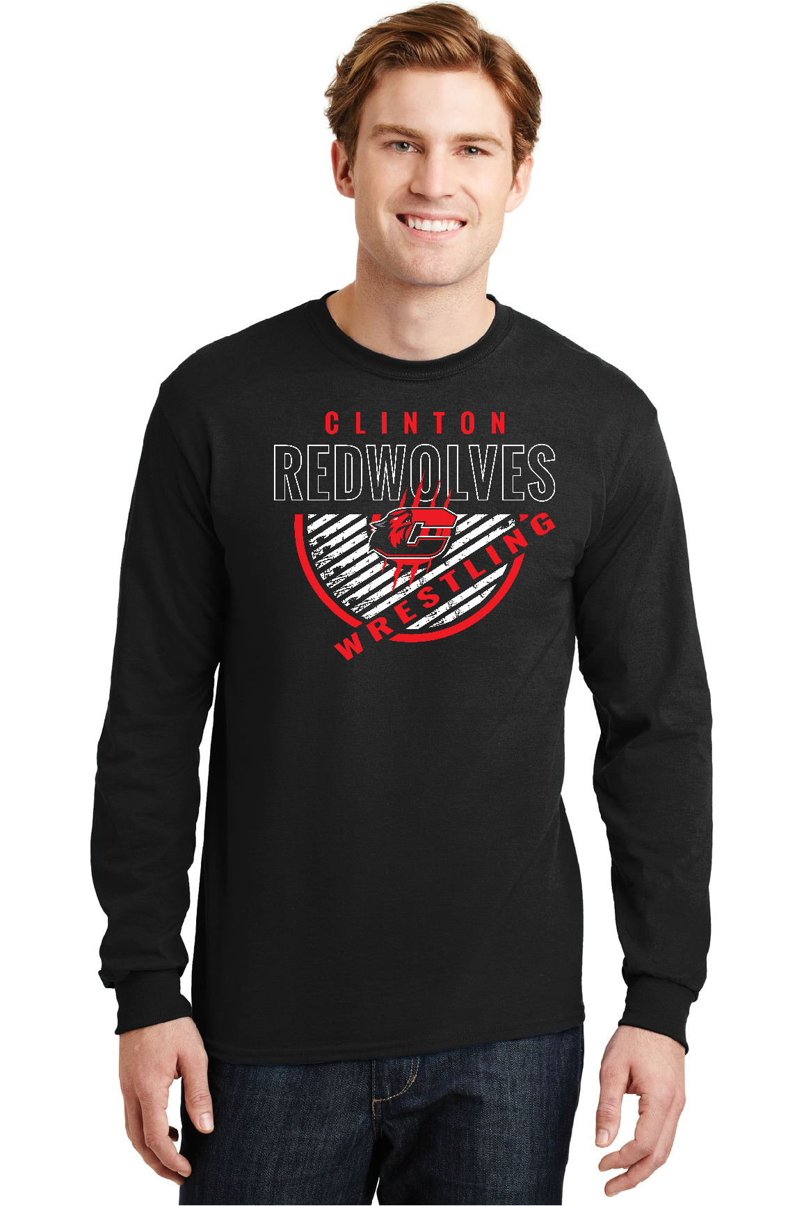 wrestling long sleeve tee