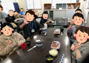 みんなで頂きました