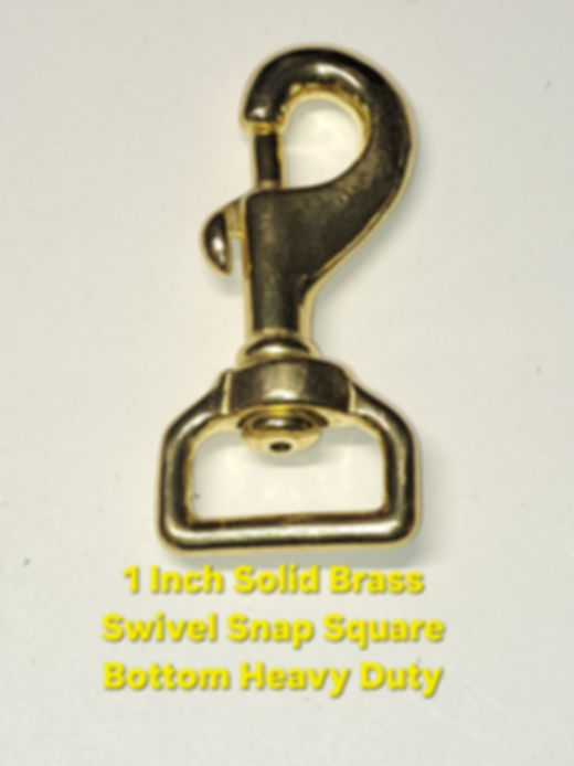 Solid Brass Swivel Snaps