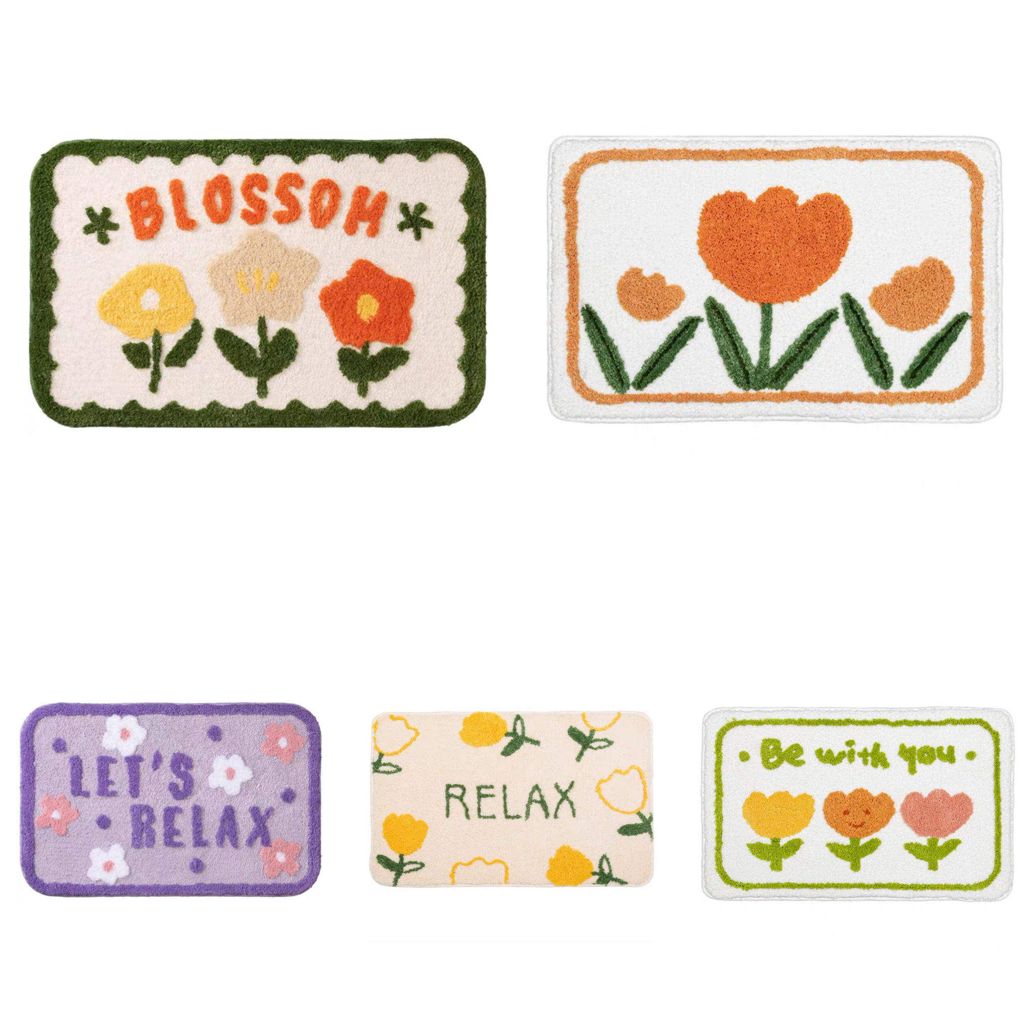 Flower carpet 🌺花花地氈 吸水快乾毛毛版