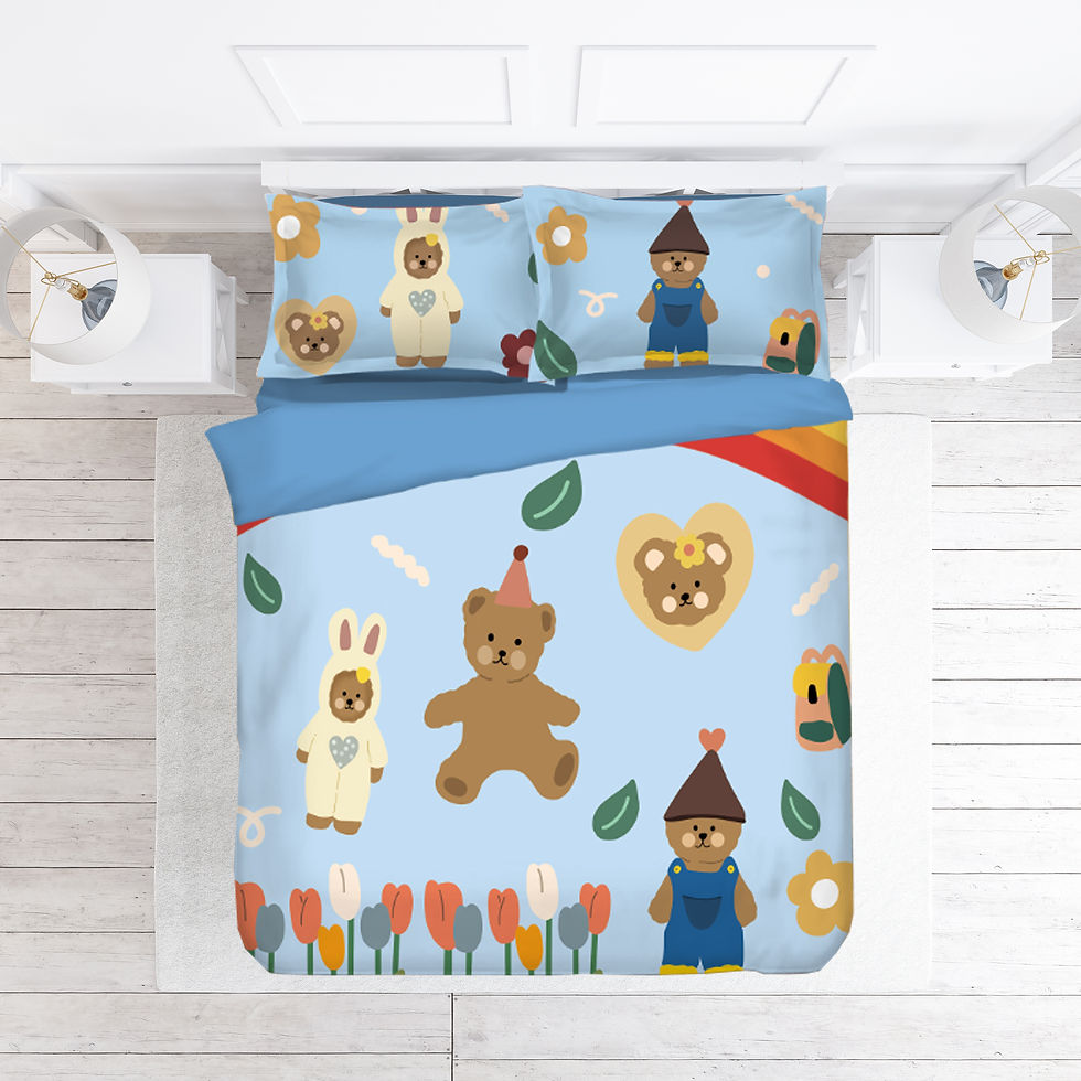 泰國原創 🇹🇭手繪Party熊熊床品套裝