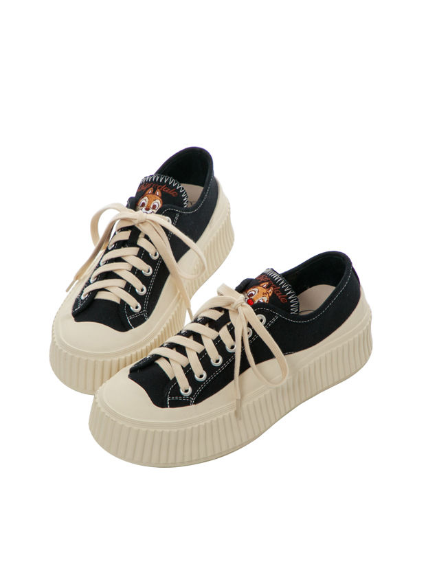 🇹🇼 Disney 帆布厚底餅乾鞋 (Chip n Dale) 3色