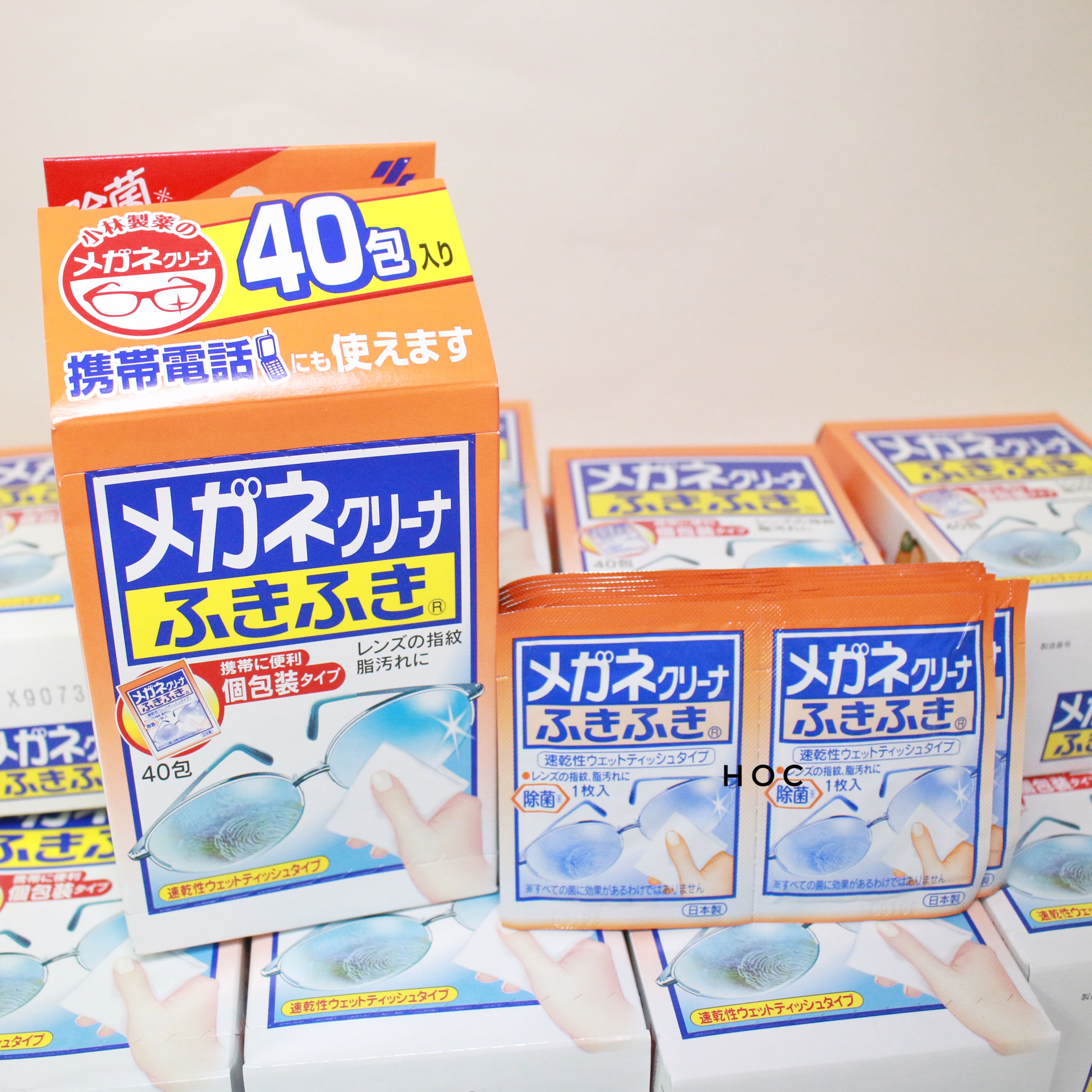 🇯🇵小林製藥除菌除霧氣眼鏡擦布 (40片)