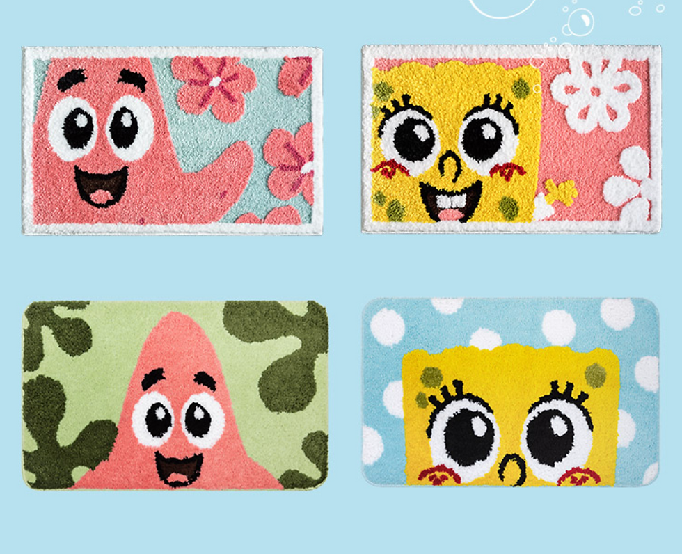 🇹🇼 Spongebob 春季櫻花款 防滑地氈🌸