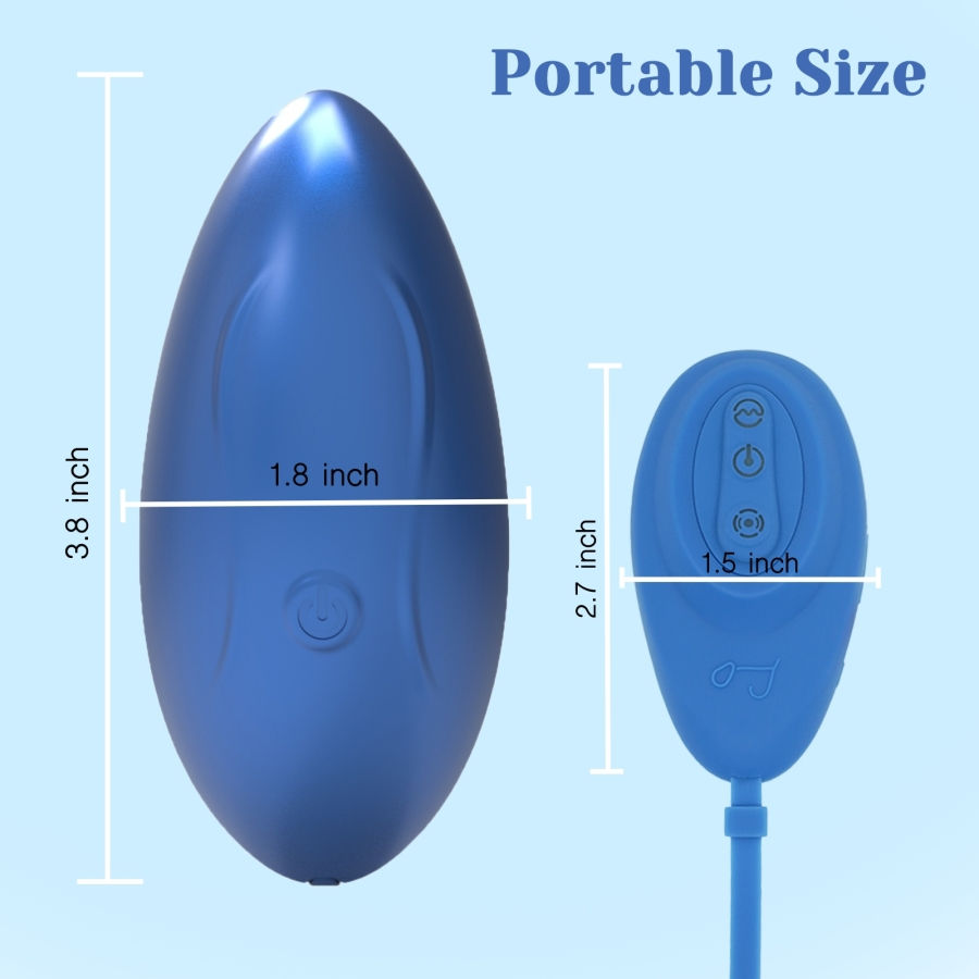 Thumbnail: Wearable Panty Vibrator Metallic Color PICTOGRAM 1