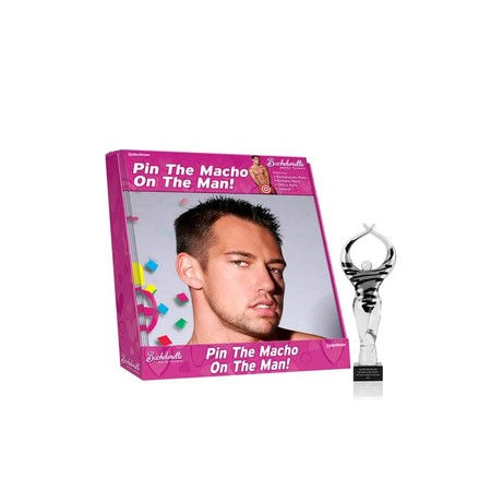 Pipedream Pin The Macho On The Man Bachelorette Party Game