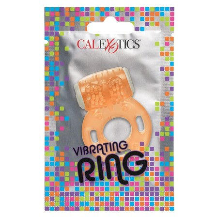 Foil Pack Vibrating Cock Ring – CalExotics - Orange