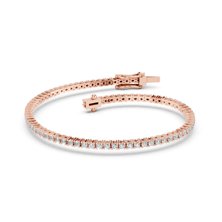 1.70 Ct Diamond Tennis Bracelet | G/VS1–VS2 Certified Luxury Diamond Jewelry