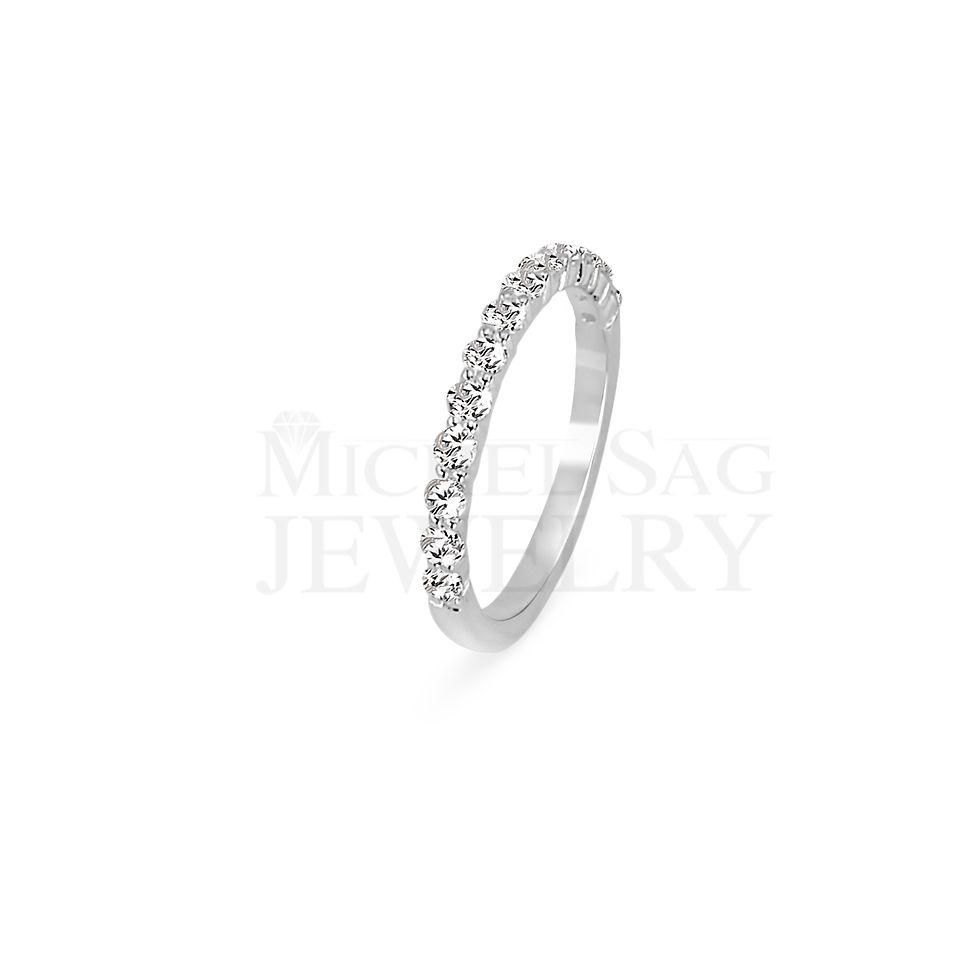 0.39 ct Diamond Half Eternity Wedding & Engagement Ring
