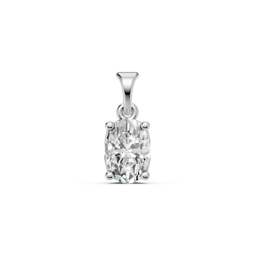 0.50 Ct Solitaire Diamond Pendant