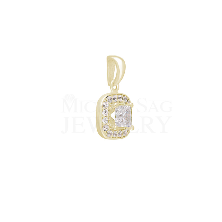 1.32 Ct Halo Diamond Pendant