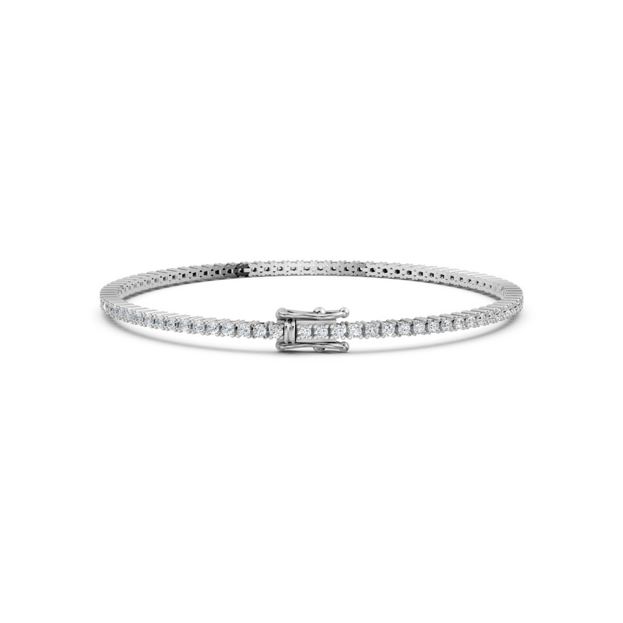 1.70 Ct Diamond Tennis Bracelet | G/VS1–VS2 Certified Luxury Diamond Jewelry