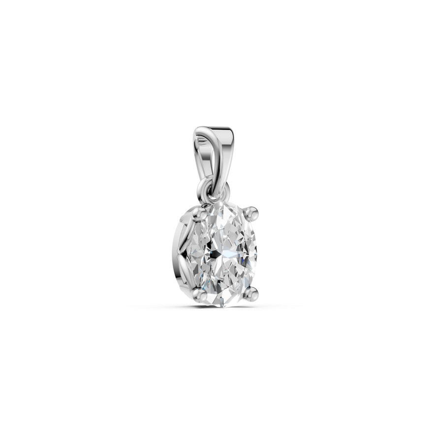 0.50 Ct Solitaire Diamond Pendant