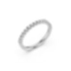 Diamond half eternity band ring
