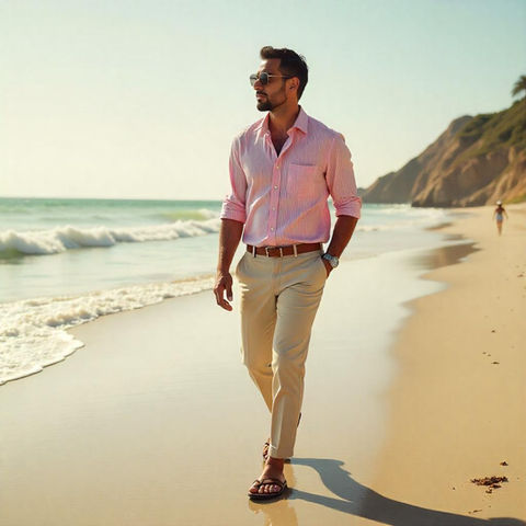 Chemise rose fantaisie mod-in.ch