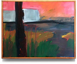 James Murphy Painting, Mid Century Modern Art, abstrct