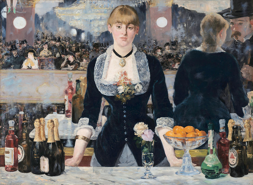 Her side of the mirror: Re-imagining Manet in 2025