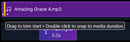 BioPic editor slide duration settings panel for controlling image display time